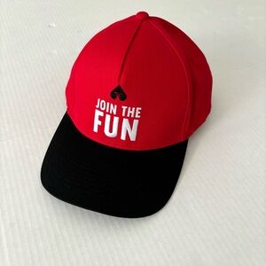 Premier Cruises "Join The Fun" Red Hat Cap‎ Adjustable Snapback NEW